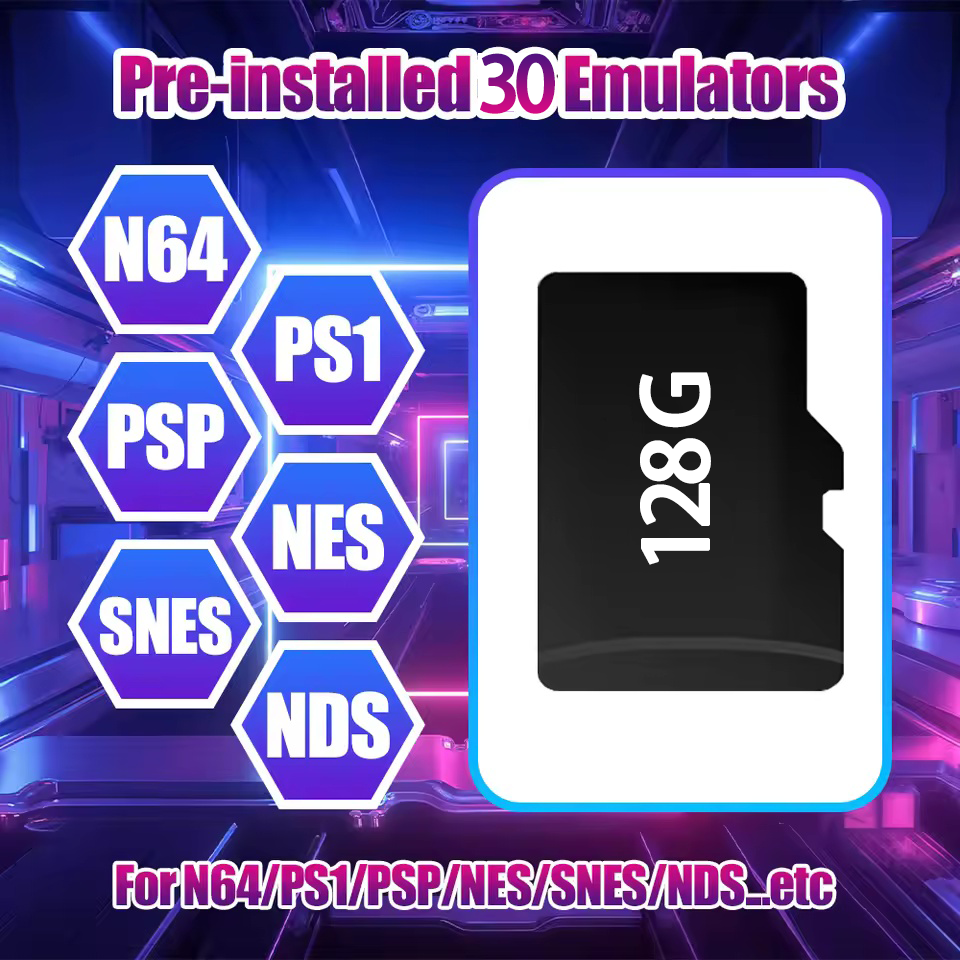 Memory Card Ps1 - 128G TF Game Card for Handheld