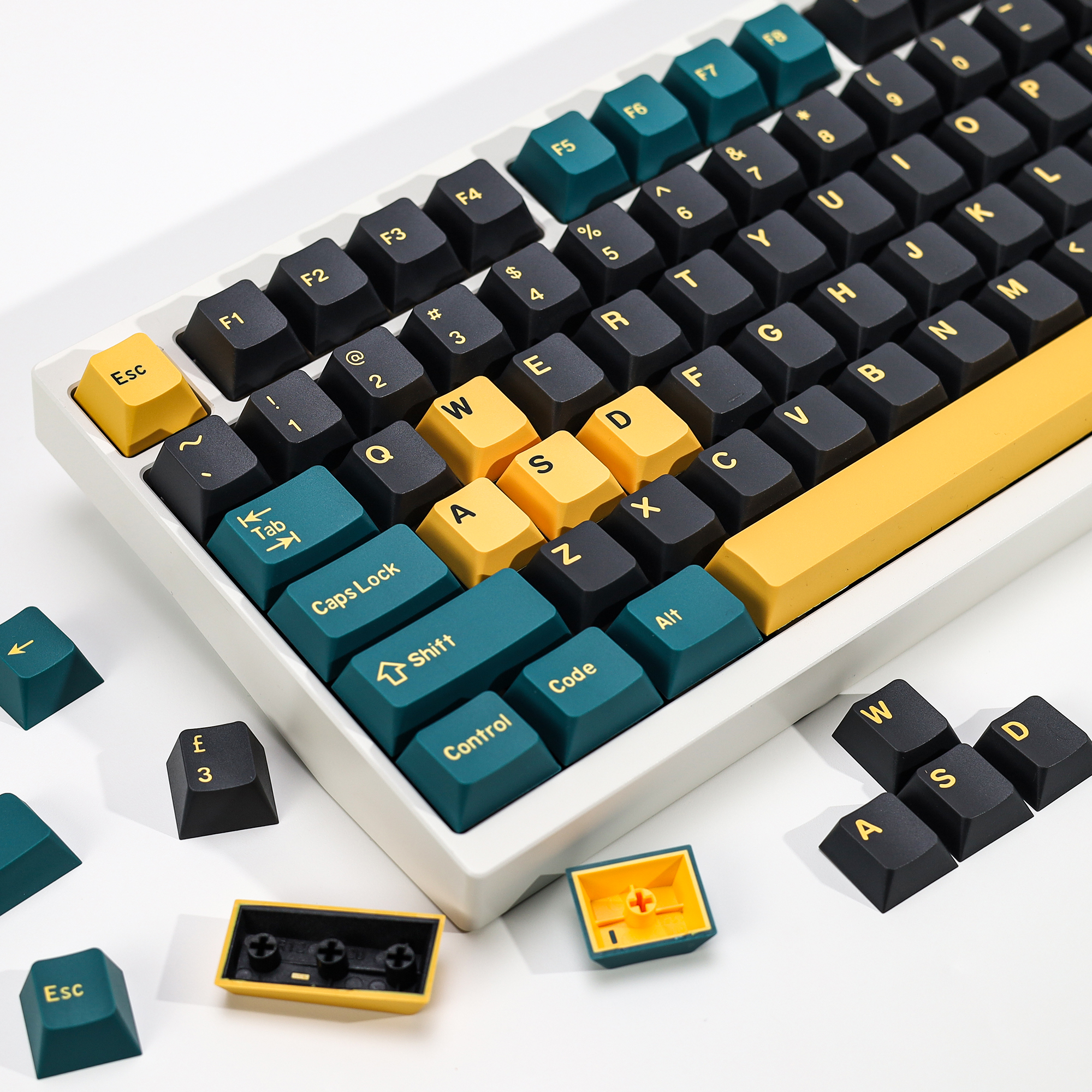 Retro Gaming Uk - KBDiy GMK MarrsGreen Keycap Retro PBT
