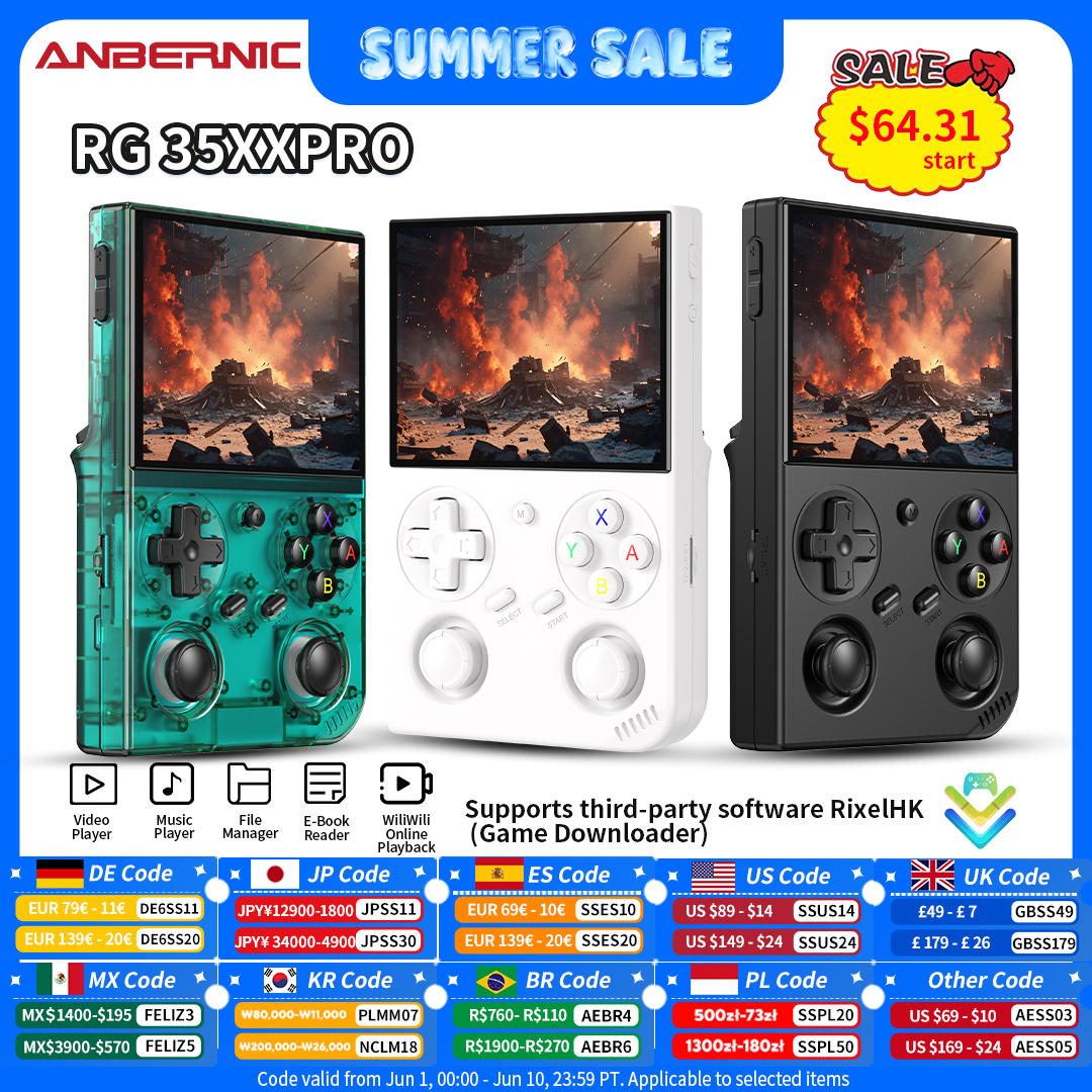Retro Gaming Gadgets - Anbernic RG 35XXPro Retro Handheld Game