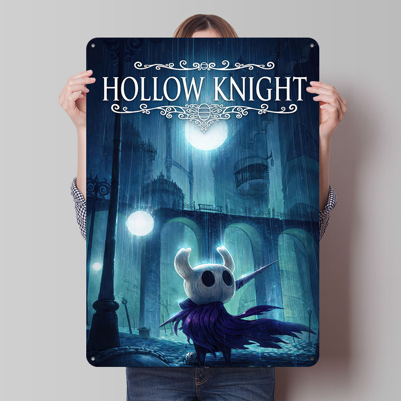 Hollow Knight Game Cover Art M - Retro Knight Gaming review and price