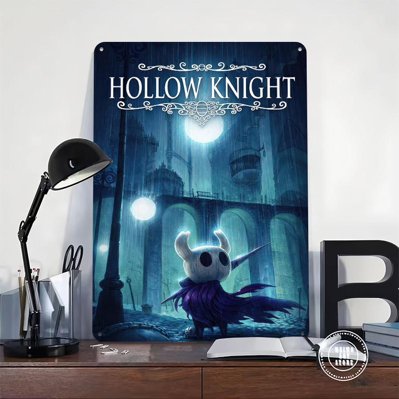 Hollow Knight Game Cover Art M - Retro Knight Gaming review and price
