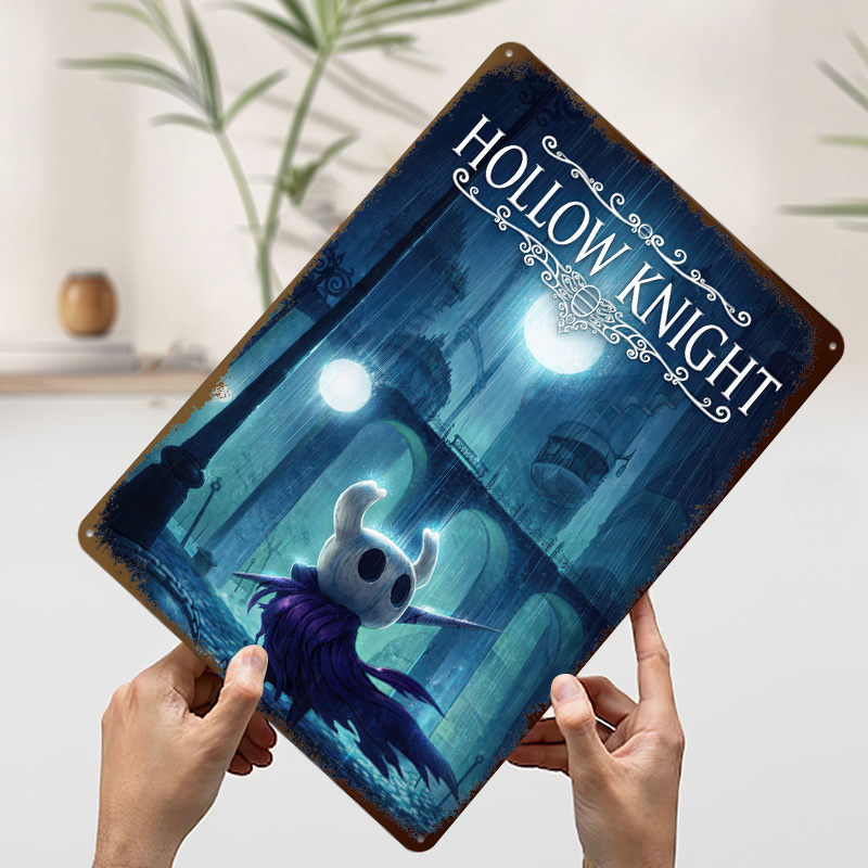 Hollow Knight Game Cover Art M - Retro Knight Gaming review and price