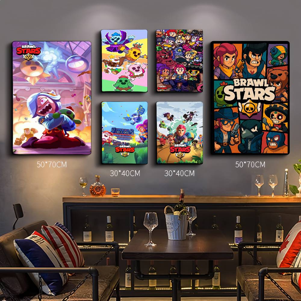 Anime Game Brawl Stars Movie S - Retro Poster Gaming review and price
