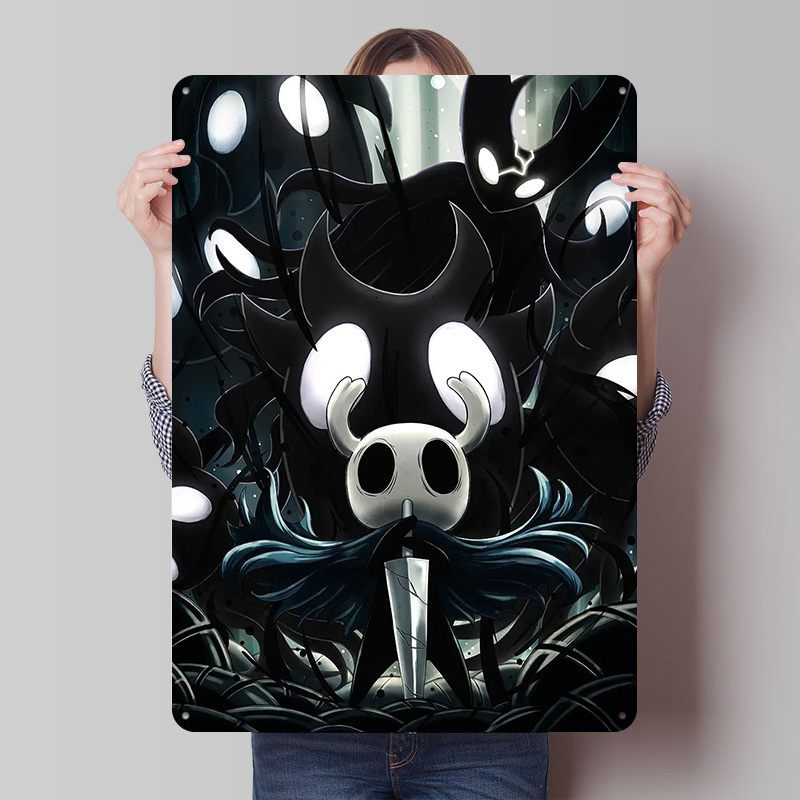 Hollow Knight Metal Poster Tin - Retro Knight Gaming review and price