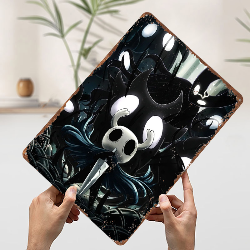 Hollow Knight Metal Poster Tin - Retro Knight Gaming review and price