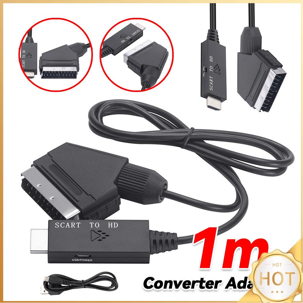 1m Video Audio Converter Adapt - Scart To Hdmi review and price