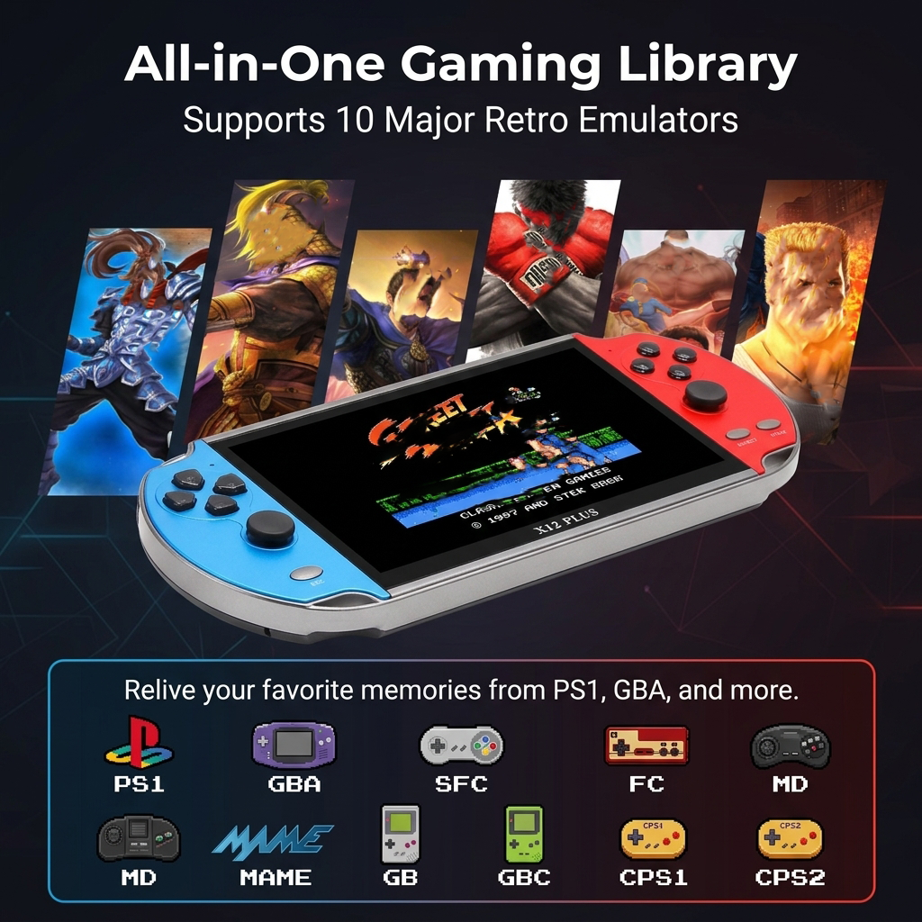 Lightweight X12 Retro Video Ga - Retro Gaming Gadgets review and price