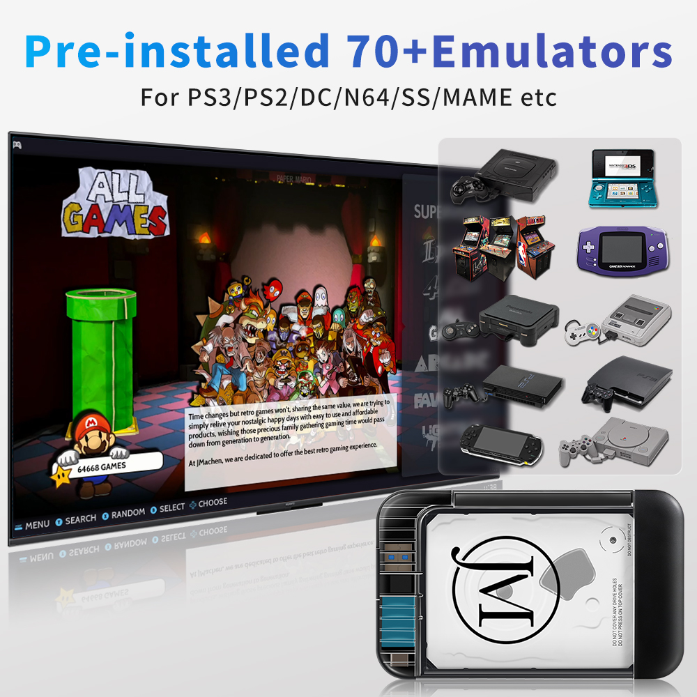 RETROBAT Portable 500G Gaming  - Retro Gaming Gadgets review and price