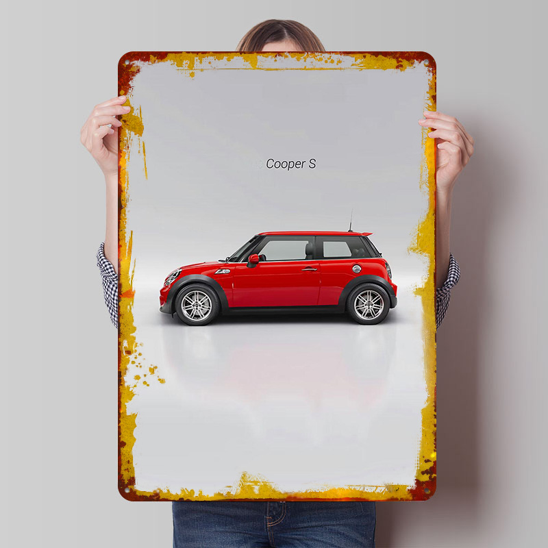 UK Car Cooper S Tinplate Poste - Retro Gaming Uk review and price