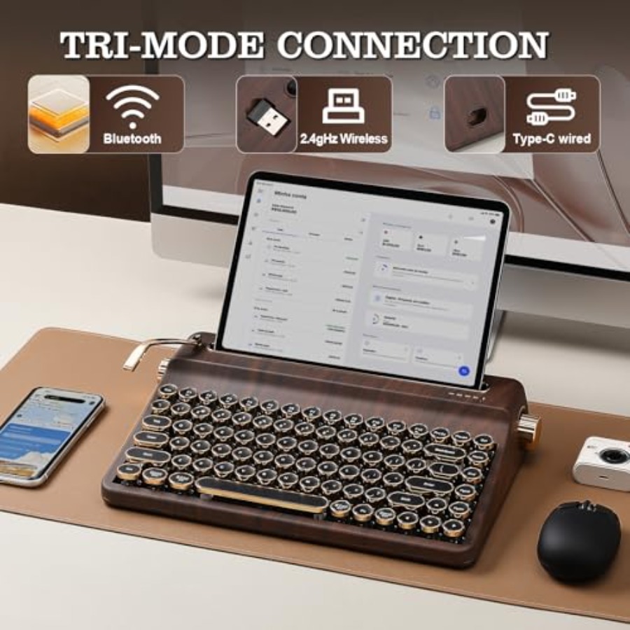 Wireless typewriter-style mech - Retro Gaming Uk review and price