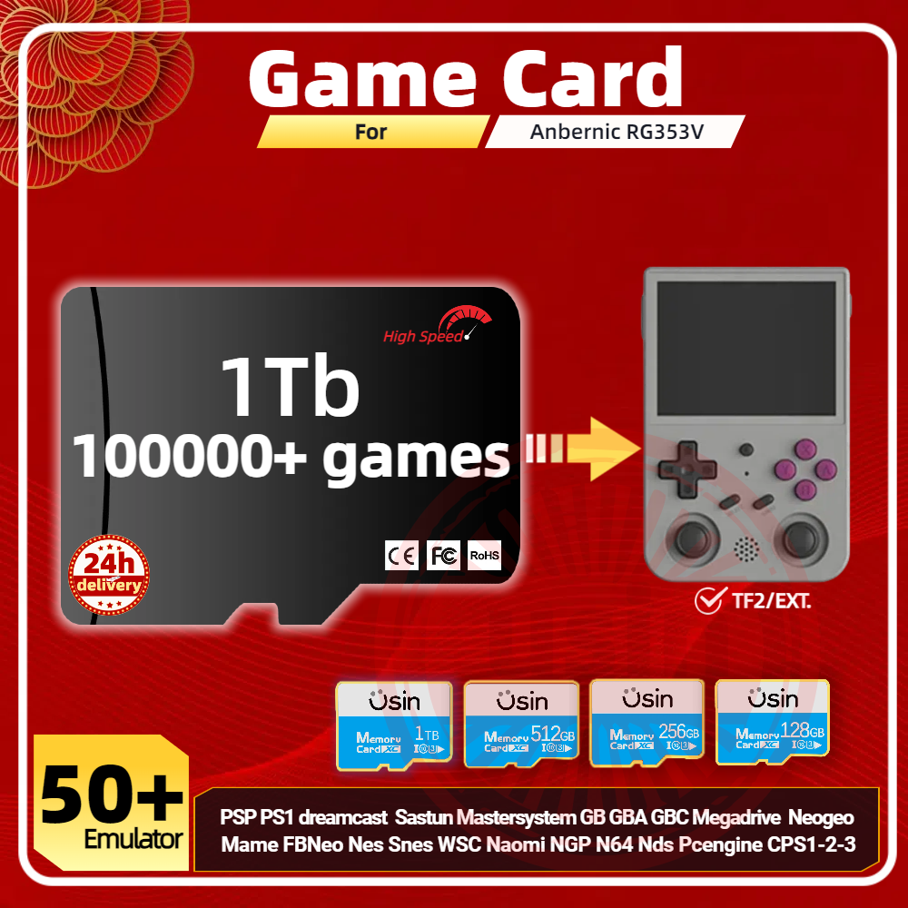 Game Card For Anbernic RG353V  - Memory Card Ps1 review and price