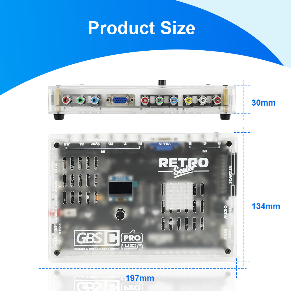 NEW Retro game GBSC Pro GBS Co - Scart To Hdmi review and price