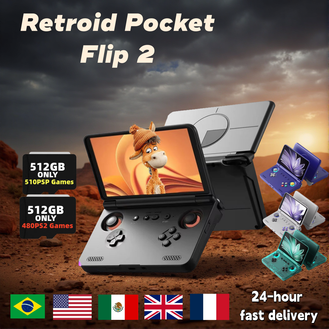 Retroid Pocket Flip 2 Retro Ha - Retro Gaming Gadgets review and price