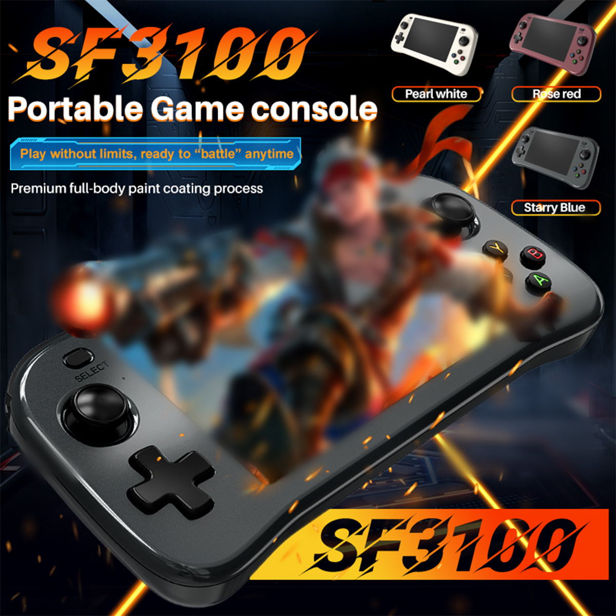 SF3100 Portable Handheld Game  - Retro Gaming Gadgets review and price