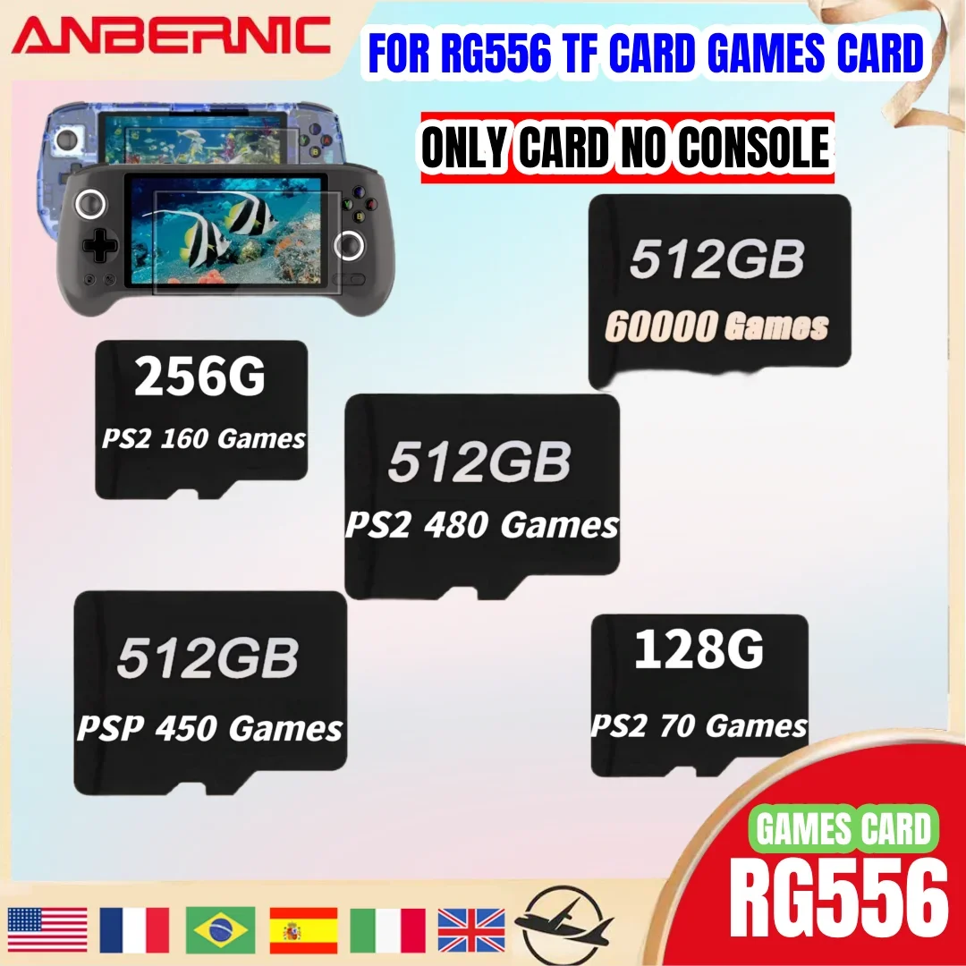 FOR ANBERNIC RG556 Handheld Ga - Memory Card Ps1 review and price