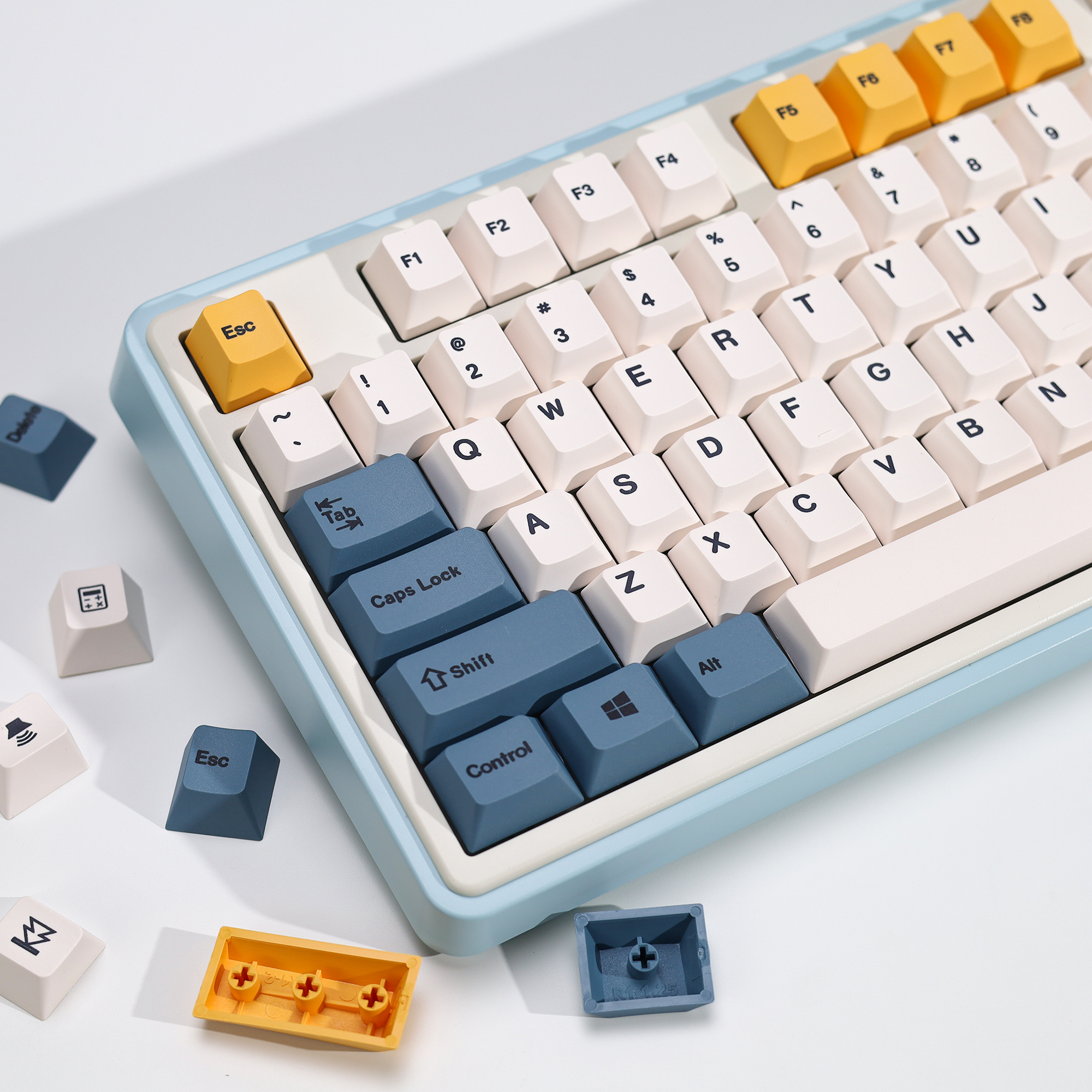 KBDiy Retro Apricot Yellow Key - Retro Gaming Uk review and price