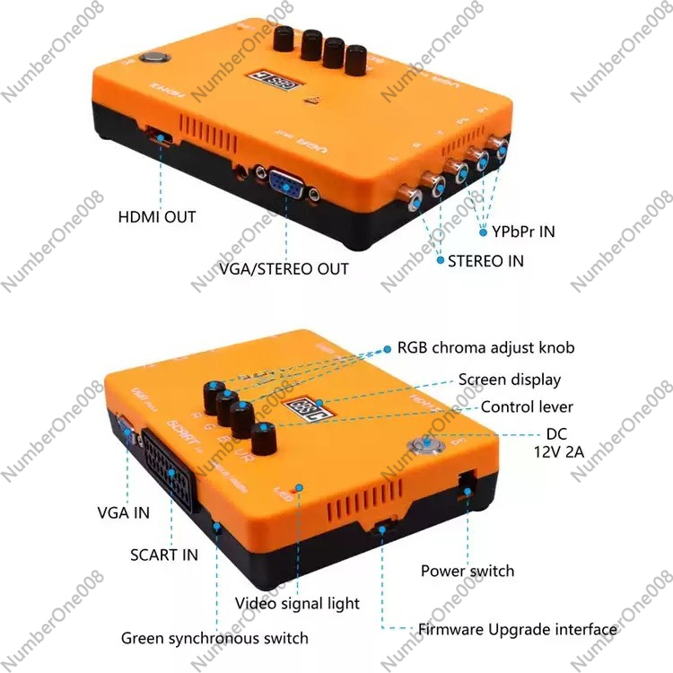 Low Resolution Game RGBS Compo - Scart To Hdmi review and price