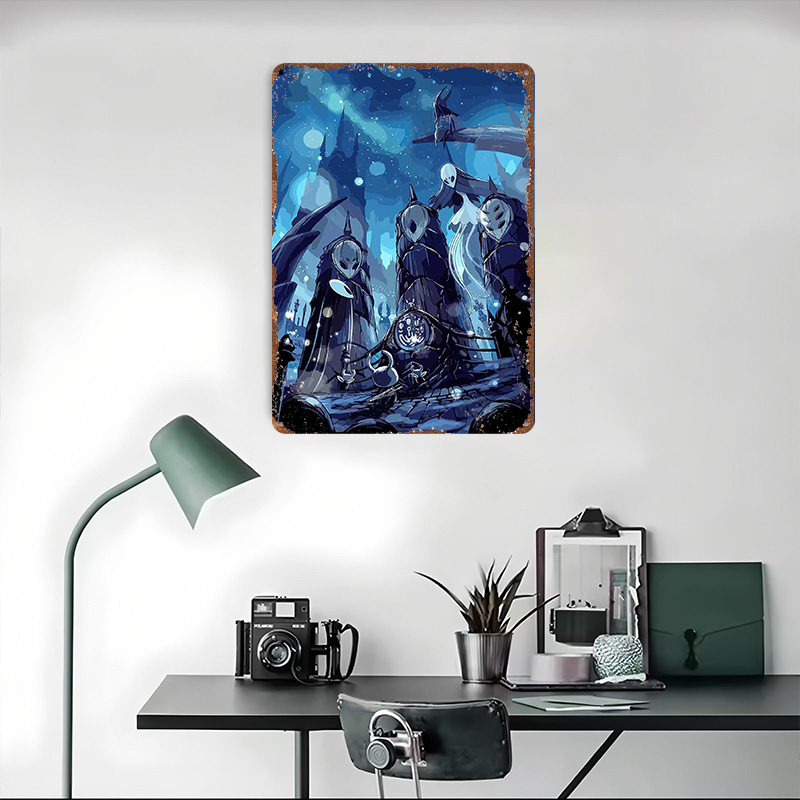 Hollow Knight Metal Poster Gam - Retro Knight Gaming review and price