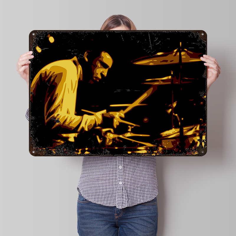 Buddy Rich Metal Poster Custom - Retro Poster Gaming review and price