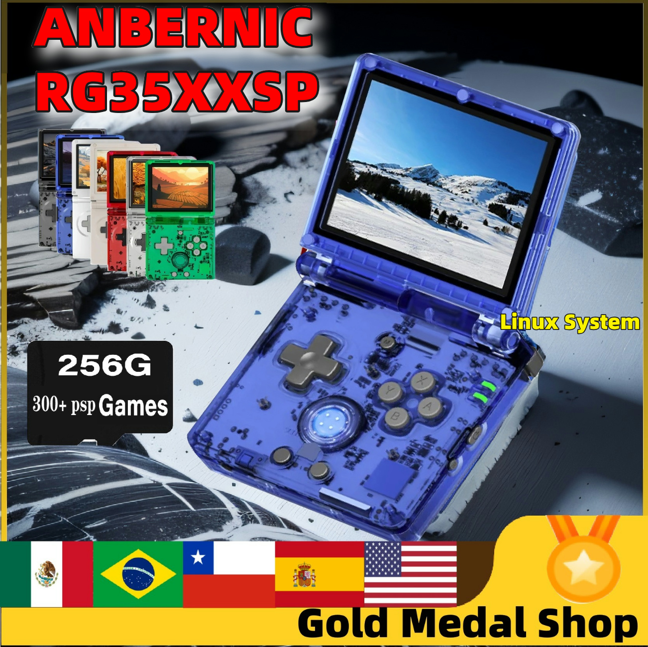 ANBERNIC RG35XXSP Retro Flip H - Retro Gaming Gadgets review and price