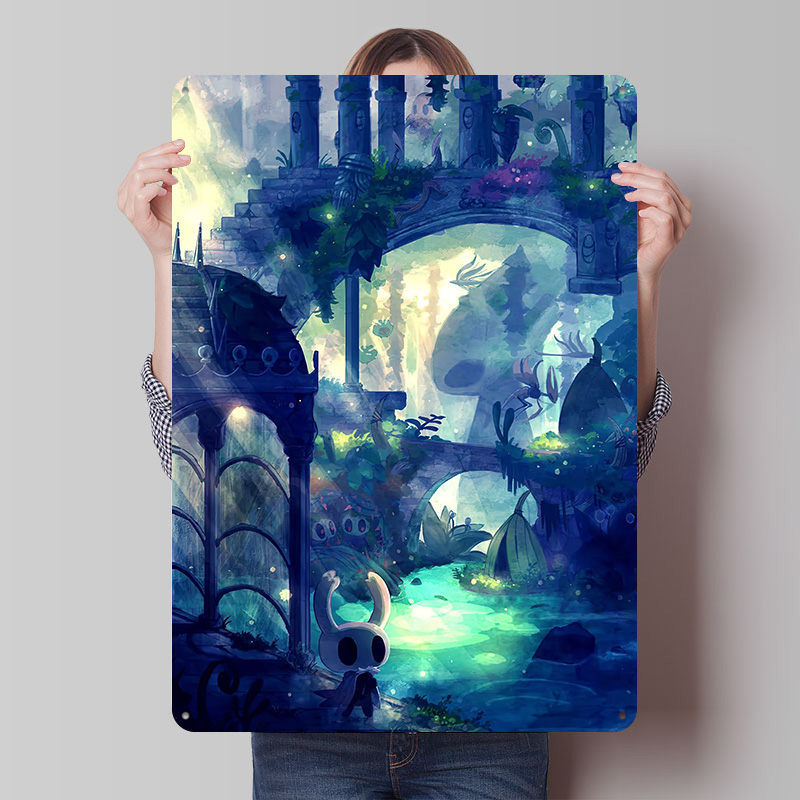 Hollow Knight Printed Poster C - Retro Knight Gaming review and price