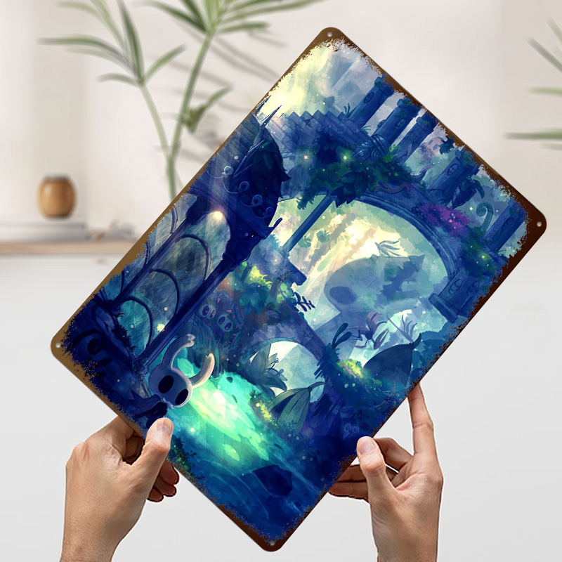 Hollow Knight Printed Poster C - Retro Knight Gaming review and price