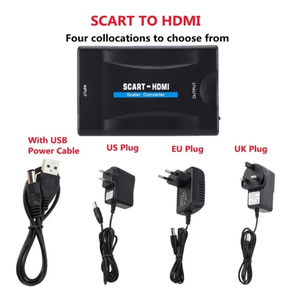 BGGQGG 1080P SCART To HDMI-com - Scart To Hdmi review and price