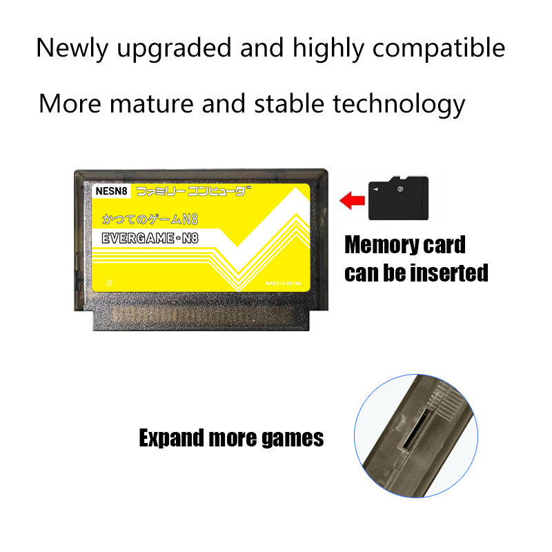 REMANK EVERGAME N8 NES Cartrid - Retro Gaming Video review and price