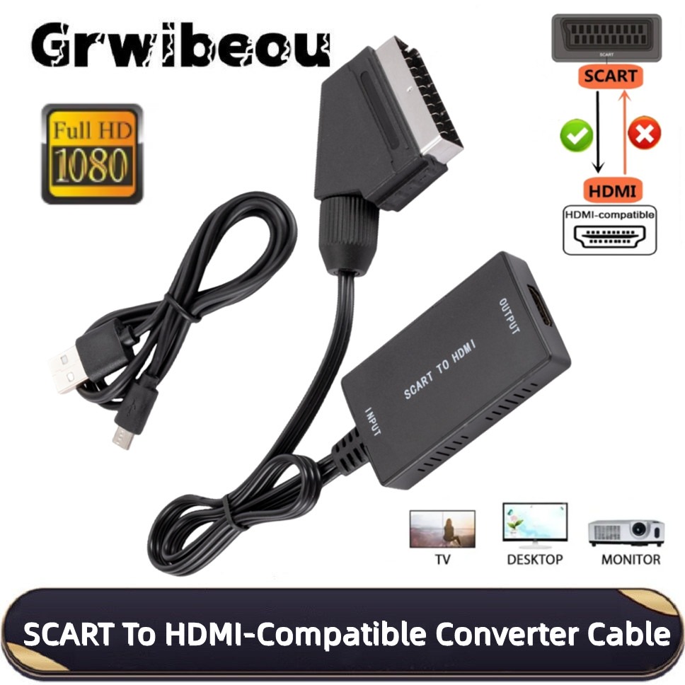 HD1080P SCART To HDMI-Compatib - Scart To Hdmi review and price