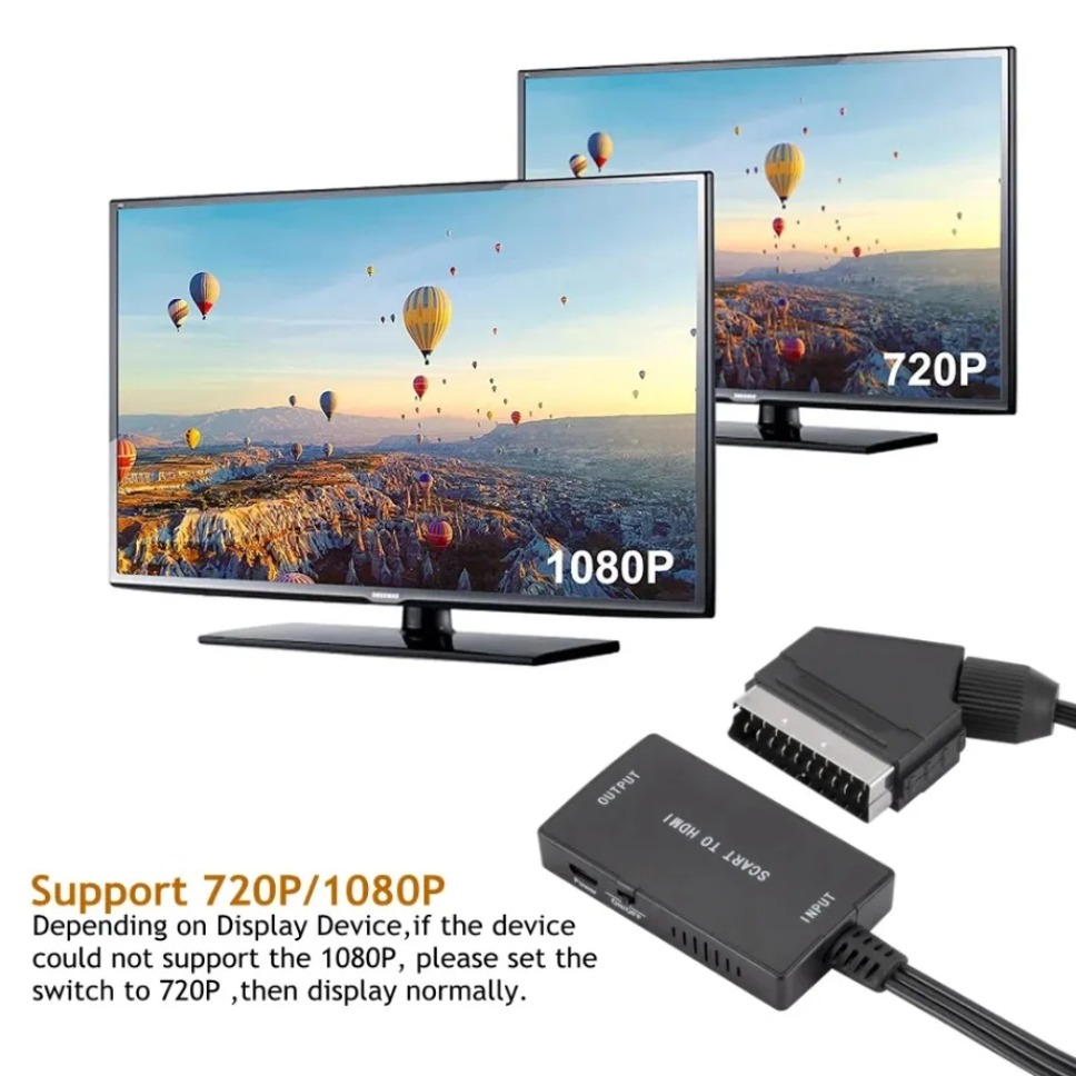 HD1080P SCART To HDMI-Compatib - Scart To Hdmi review and price