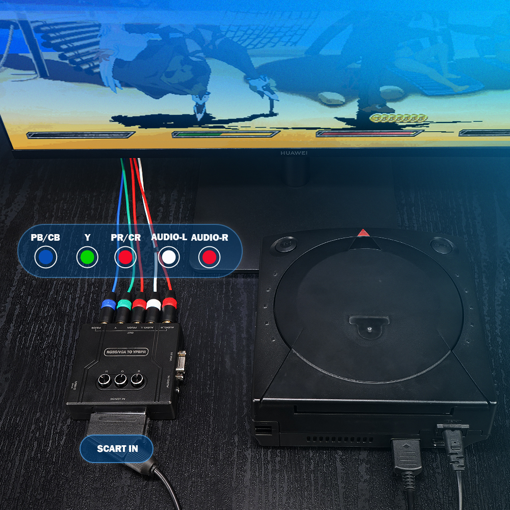 RGBS VGA to YPBPR Component Co - Retro Gaming Handhelds review and price